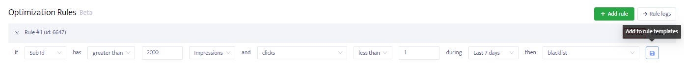 Mondiad optimisation rules
