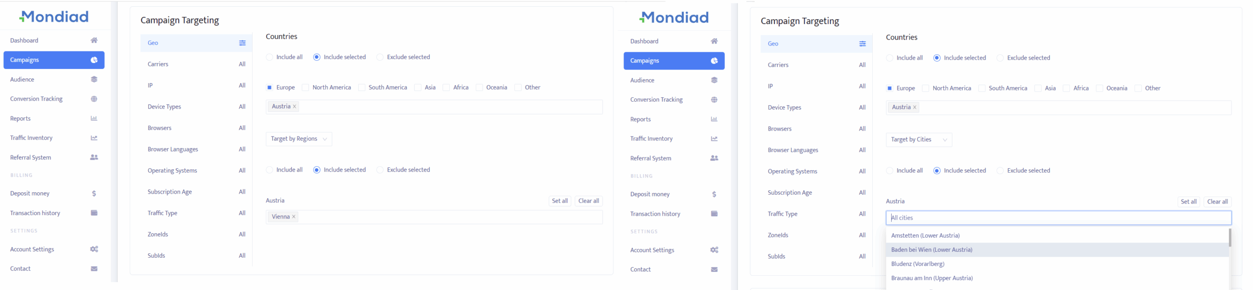 Mondiad’s advanced targeting