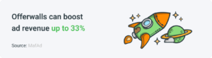 Apps monetization boost stats with Offerwall.