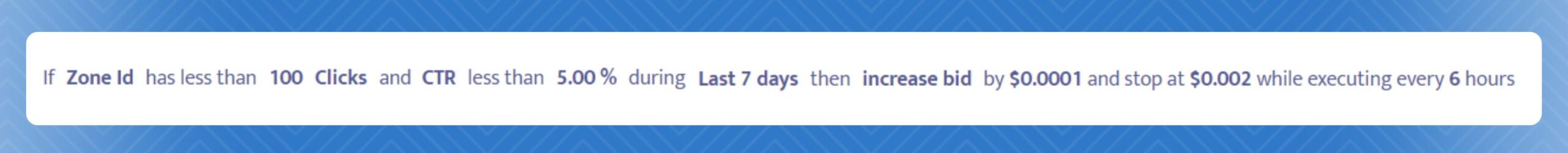 Mondiad optimisation rules