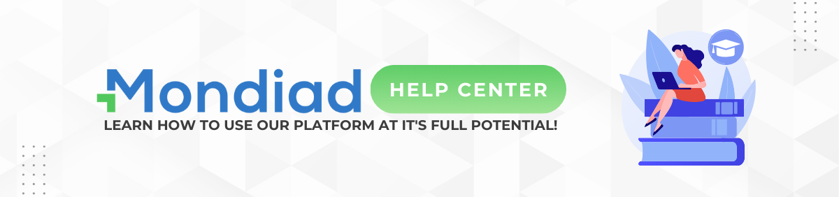 Mondiad Help Center Page