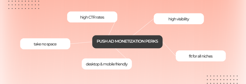 push ad monetization perks